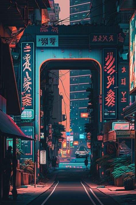 Future Tokyo, Neo Tokyo Aesthetic, Neon Tokyo Aesthetic Room, Tokyo Neon, Cyberpunk Building, Tokyo Streets Night, Cyberpunk Neon City, Tokyo Aesthetic, Tokyo Neon Lights