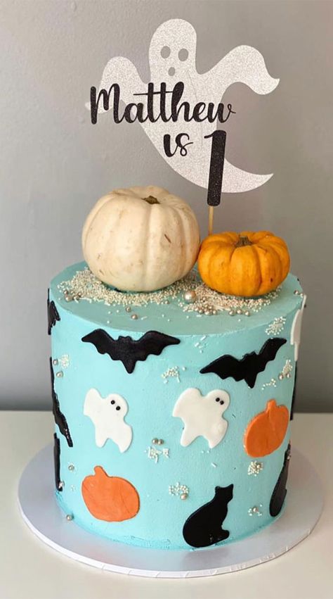 Spooky 1st Birthday Cake, First Boo Day Cake, Halloween First Birthday Smash Cake, Spooky One Cake Smash, Spooky One First Birthday Cake, Halloween Smash Cake 1st Birthdays, Spooky One Smash Cake, Halloween Birthday Cakes For Boys, Spooky One Birthday Cake