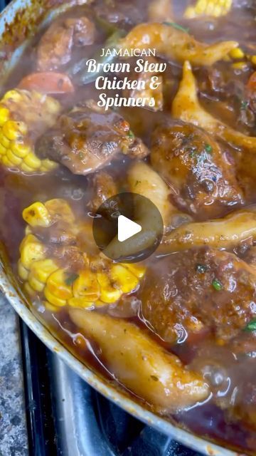 Stew Peas Jamaican Recipe, Jamaican Red Pea Soup Recipe, Brown Stew Chicken Jamaican, Stewed Chicken Jamaican, Chicken Rice And Peas, Rice And Peas Recipe, Jamaican Brown Stew, Jerk Chicken And Rice, Jamaican Brown Stew Chicken