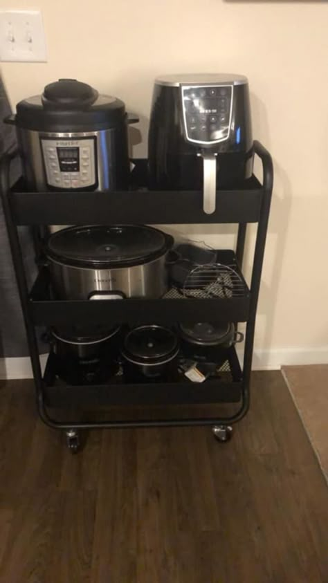 6 Instant Pot Storage Solutions Besides the Beloved Target Cart | Kitchn Kitchen Appliance Storage Ideas Diy, Instant Pot Storage, Target Cart, Ikea Elvarli, Trofast Ikea, Storage Ikea, Appliance Storage, Kitchen Appliance Storage, Pot Storage