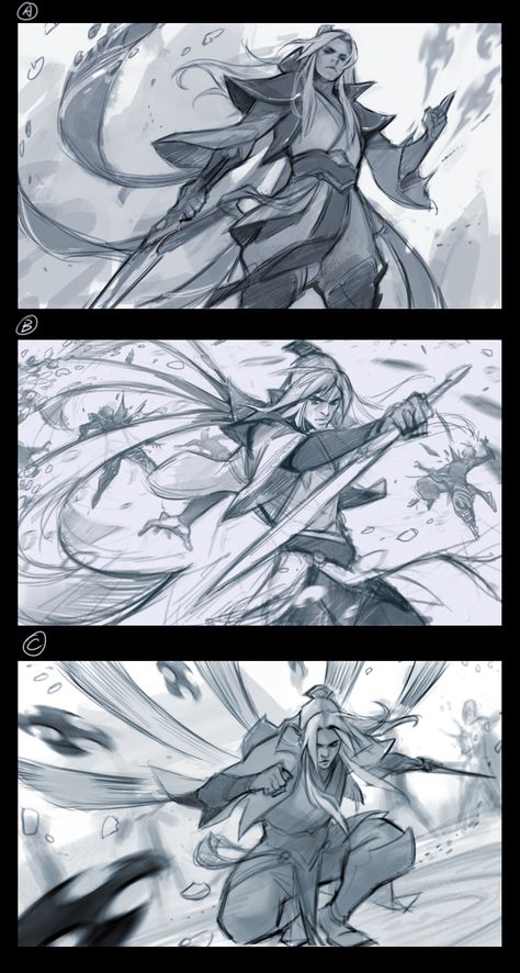 ArtStation - Immortal Journey Talon, Chengwei Pan Arte Nerd, Thumbnail Sketches, Concept Art Tutorial, Flower Scent, Splash Art, Arte Sketchbook, Digital Painting Tutorials, Lol League Of Legends, Flower Petal