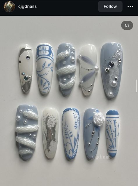 Trend Nail Designs, Plain Acrylic Nails, Snake Nails, Fish Nails, Gel Nail Strips, Latest Nail Trends, Happy Nails, Simple Gel Nails, Nail Art Set