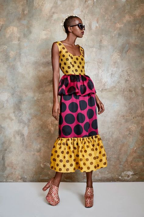 Duro Olowu, Victoria Beckham Dress, Glam Boho, Full Skirt Dress, 2021 Fashion, African Inspired, Vogue Paris, Fashion Week Spring, London Fashion Week