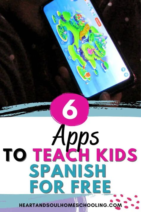 Check out the best apps to learn Spanish for kids. Free options, plus other resources. Apps To Learn Spanish, Spanish Learning Apps, Best Learning Apps, Free Learning Apps, Homeschool Foreign Language, Learning Spanish For Kids, Spanish For Kids, Homeschool Spanish, Language Apps