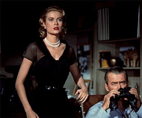 Alfred Hitchcock's Rear Window Rear Window Movie, Hollywood Images, Grace Kelly Style, Alfred Hitchcock Movies, Hitchcock Film, James Stewart, Old Hollywood Movies, Entertainment Weekly, Alfred Hitchcock