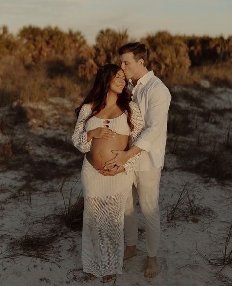 Maternity Session On The Beach, Maternity Photoshoot Beach Ideas, Sand Dune Maternity Photos, Maternity Shoot At The Beach, Sand Dunes Maternity Photoshoot, Beach Maternity Poses, Beach Pregnancy Announcement Baby 2, Maternity Photo Shoot Ideas Beach, Pregnancy Beach Photoshoot