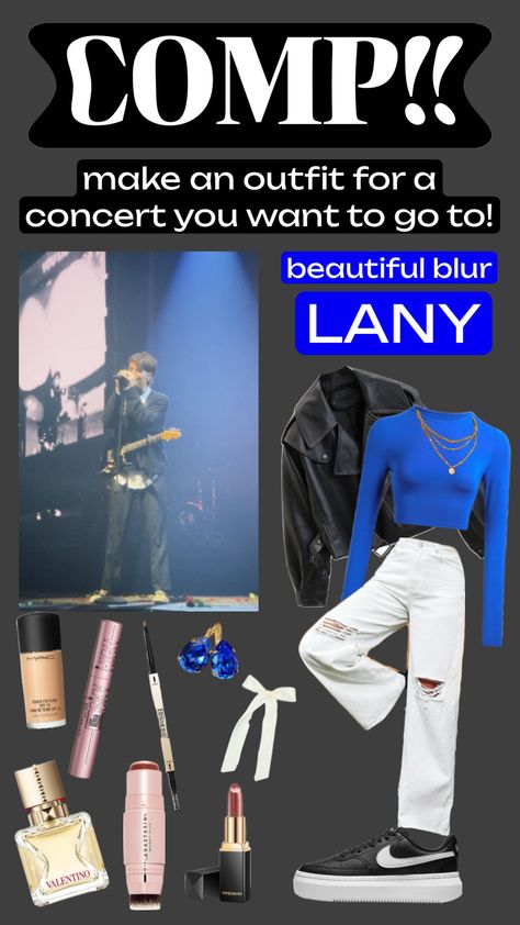 #concertoutfit #lany #beautifulblur Lany Concert, Concert Outfit, Lany, Ootd, Concert