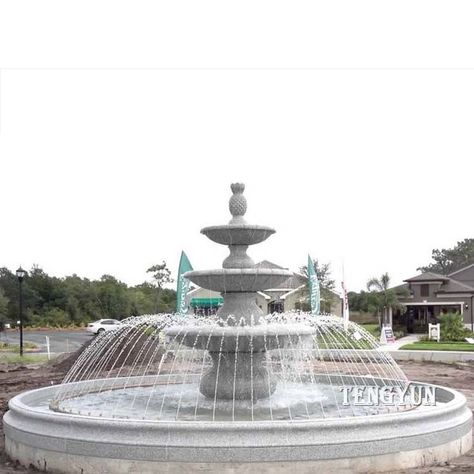 Marble Fountain, Stone Sculptures, Stone Fountains, Water Fountains, Garden Fountains, Stone Sculpture, Unique Lamps, Types Of Lighting, Water Fountain