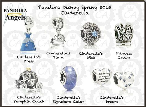 Disney Cinderella 2015 Pandora Charms Disney, Pandora Bracelet Designs, Pandora Inspiration, Cinderella Pumpkin, Pandora Collection, Pandora Jewelry Charms, Disney Charms, Pandora Disney, Pandora Beads