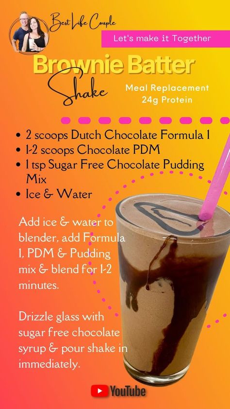 Herbalife Protein Powder, Nutrition Shake Recipes, Herbal Life Shakes, Protein Drink Recipes, Sugar Free Chocolate Syrup, Herbalife Protein, Herbalife Shake Recipes, Herbalife Recipes, Herbalife Shake