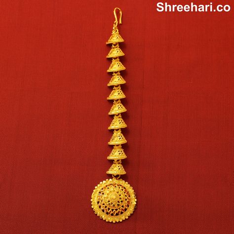 http://www.shreehari.co/ Jewellery for INR 270.00 http://bit.ly/1LoHhFv Tikli Jewelry Gold, Gold Mang Tika Design, Gold Mang Tika, Tikli Jewelry, Gold Mangtika, Tika Design, Gold Jwellary, Gold Tikka, Baby Mehndi