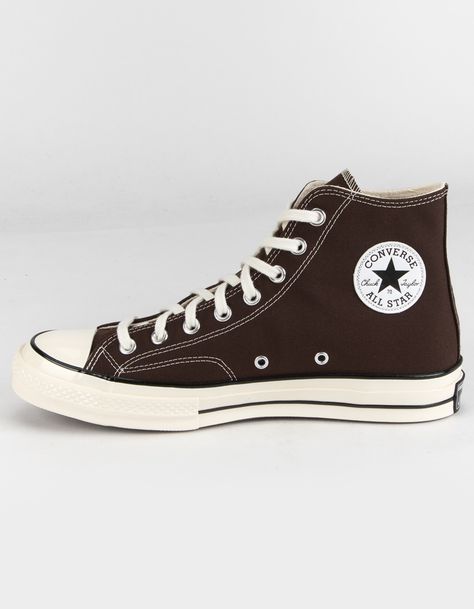 Converse Chuck 70 High Top, Chuck 70 High Top, Chuck 70s, Brown Converse, Converse Brown, Cute Converse, Dr Shoes, Converse Chuck 70, Hype Shoes