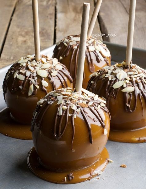 The Best Caramel Recipe - Eighteen25 Caramel Pretzel Rods, Caramel Pretzels Rods, Chocolate Covered Desserts, Gourmet Caramel Apples, Candy Apple Recipe, Caramel Apples Recipe, Caramel Apples Homemade, Caramel Apples Easy, Gourmet Apples