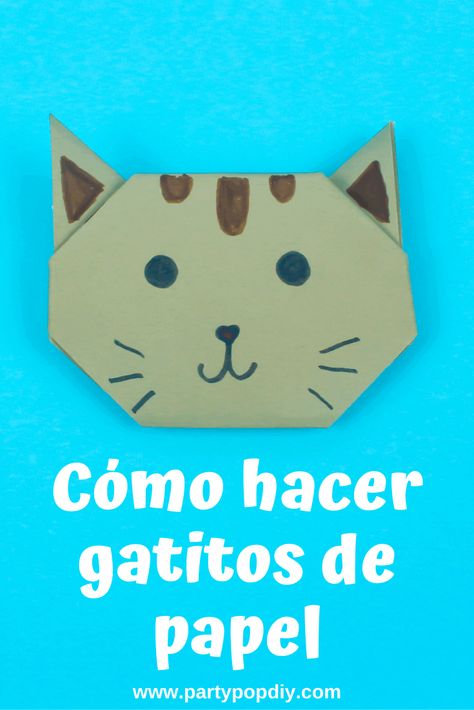 Como hacer gatitos de papel #gatitos #origami #manualidades #gatito #manualidadesdepapel Diy Ideas, Origami, Novelty Sign, Cars, Halloween, Craft Ideas