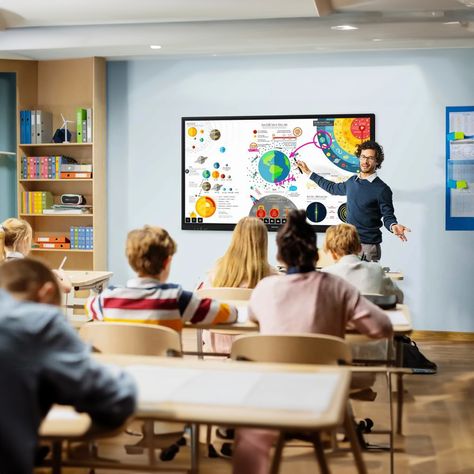 Smart board for classroom Smart Boards, Business Conference, Interactive Display, Interactive Whiteboard, Effective Teaching, Online Classroom, Innovation Strategy, Teaching Methods, Smart Board