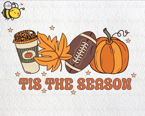 Sublimation Designs Fall, Fall Shopping Aesthetic, Thanksgiving Widgets, Fall Graphic Design, Happy Bible Quotes, Tis The Season Football, Thanksgiving Drawings, Happy Pumpkin Spice Season, Thanksgiving Coffee