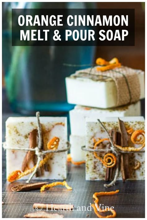 Cinnamon Soap, Cinnamon Scent, Natural Soaps Recipes, Savon Diy, Easy Soap Recipes, Diy Soap Recipe, Fall Soaps, Soap Melt And Pour, Handmade Soap Recipes