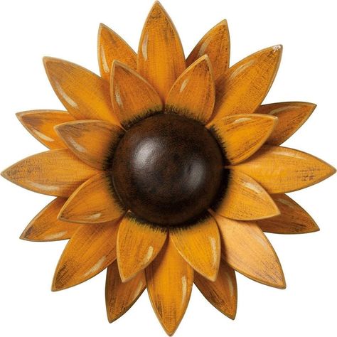 Sunflower Bedroom, Wooden Sunflower, Dollar Store Home Decor, Garden Themes, Metal Flower Wall Art, Sunflower Wall Decor, Stained Glass Patterns Free, Shabby Tree, Reclaimed Wood Art