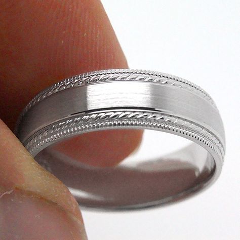 Silver Wedding Rings Men, Mens Engagement Rings Silver, Wedding Band For Men, Silver Pearl Ring, Wedding Band Engraving, Engraved Wedding Rings, Mens Silver Jewelry, Mens Gold Wedding Band, Mens Gold Jewelry