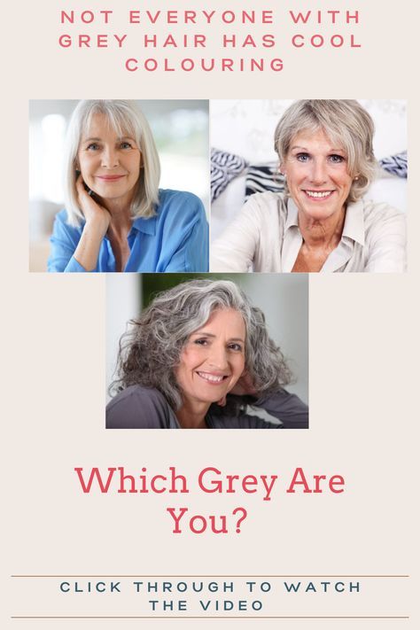 Color Palette For Grey Hair, Olive Skin Grey Hair, Soft Summer Grey Hair, Colours To Wear With Grey Hair, Soft Autumn Grey Hair, Warm Grey Hair Color, Colors To Wear With Grey Hair, Warm Grey Hair, Bright Autumn Color Palette