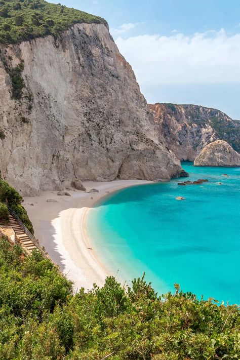 Porto Katsiki, Lefkada, Greece Porto Katsiki, Best Beaches In Portugal, Beaches In Europe, Best Beaches In Europe, Greek Islands To Visit, Best Greek Islands, Greece Beach, Breathtaking Scenery, Travel Tickets