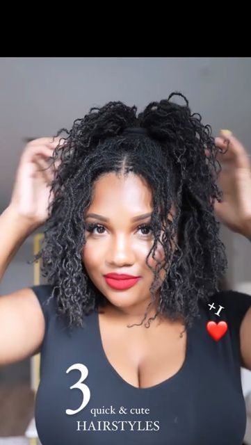 Gray Microlocs, Microlocs Bob, Curly Microlocs, Microlocs Hairstyles, Locs Styling, Microloc Styles, Sisterlocks Styles Updo, Loc Nation, Living Naturally