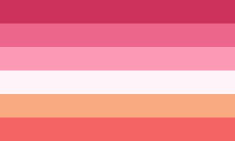 flag for lesbians who are under the lesbian umbrella term and don't identify as "attracted to all genders" or does not feel attraction towards all genders/regardless of gender. please remember that lesbian means "queer attraction to women, exclusively or not", so this flag is for certain people under the umbrella term. also, reminder: don't take labels too seriously :) Lesbian Colors, Lesbian Flags, Lesbian Pride Flag, Gay Flag, Lgbtq Flags, Lgbt Flag, Lesbian Flag, Pride Flags, Carrot Cake