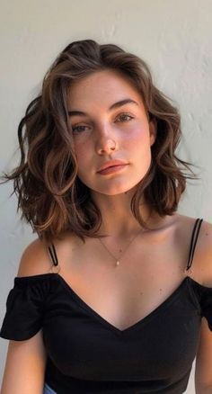 Wavy Lob Side Part, Wavy Hair Lob, Shoulder Length Haircut For Wavy Hair, Ponytail Alternatives, Grandma Haircut, Thick Hair Lob, Beachy Bob, Thick Wavy Haircuts, Wavy Lob Haircut