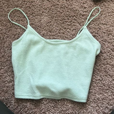 Mint Green Tank Top Me To We Brand Size Small Mint Green Tank Top, Pastel Teal, Teal Top, Green Tank Top, Green Tank, Cropped Tank Top, Crop Tank, Mint Green, Womens Sizes