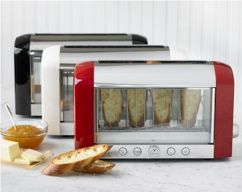 Burnt Toast, Ultimate Breakfast, Color Vision, Swirled Bread, Gadgets And Gizmos, Cool Kitchen Gadgets, Toaster Oven, Williams Sonoma, Kitchen Stuff