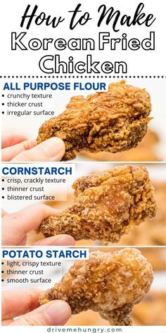 Crispy Korean Fried Chicken, Soy Garlic Sauce, Koreansk Mad, Korean Fried Chicken Wings, Korean Fried Chicken Recipe, Gochujang Sauce, Fried Chicken Recipe, Korean Fried Chicken, Fried Chicken Wings