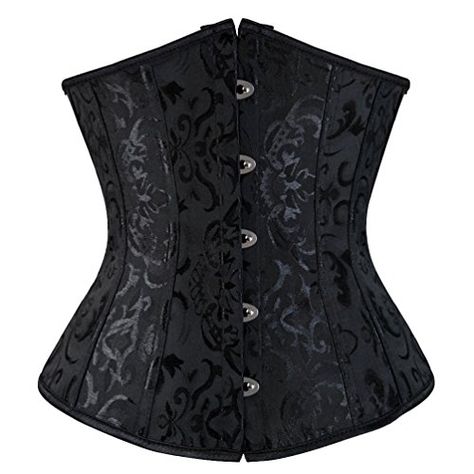 Corsé Corset Bustier Mujer Reducir Cintura Corset Training Bustiers Slimming Waist Trainer Deportivo Reductor Cintura Cintorón Corsetes Entrenador de Cintura Fajas Reductoras Underbust Negro 4XL Body Shaping Corset, Womens Corset Tops, Corset Steampunk, Corset Underbust, Bustier Lingerie, Waist Corset, Waist Cincher Corset, Steampunk Corset, Lingerie Plus Size