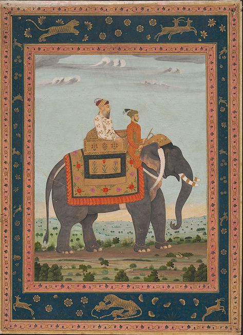 Mughal Miniature, Mughal Miniature Paintings, Mughal Art Paintings, Persian Miniature, Mughal Paintings, Pichwai Paintings, Beautiful Art Paintings, Indian Folk Art, Eastern Art