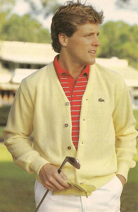 Country Club Prep 80s Country Club Aesthetic, 80s Golf Attire, Country Club Men, Country Club Lifestyle, Country Club Outfit Men, 80s Country Club, Golfer Aesthetic, Country Club Fashion, Vintage Country Club