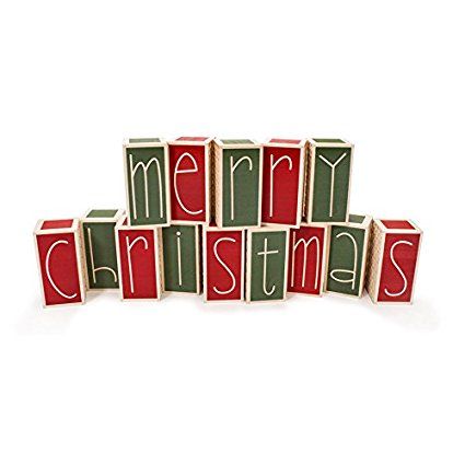 Uncle Goose Merry Christmas Letters - Made in the USA Merry Christmas Letters, Merry Christmas Letter, Christmas Letters, Letter Blocks, Christmas Blocks, Christmas Letter, Christmas Signs Wood, Christmas Collectibles, Green Colour Palette