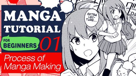 Manga Tutorial for Beginners 01 Process of Manga Making | MediBang Paint - the free digital painting and manga creation software Manga Making, Drawing Method, Writing Inspiration Tips, Manga Tutorial, Manga Story, Manga Drawing Tutorials, Character And Setting, Art Tools Drawing, Animation Art Character Design