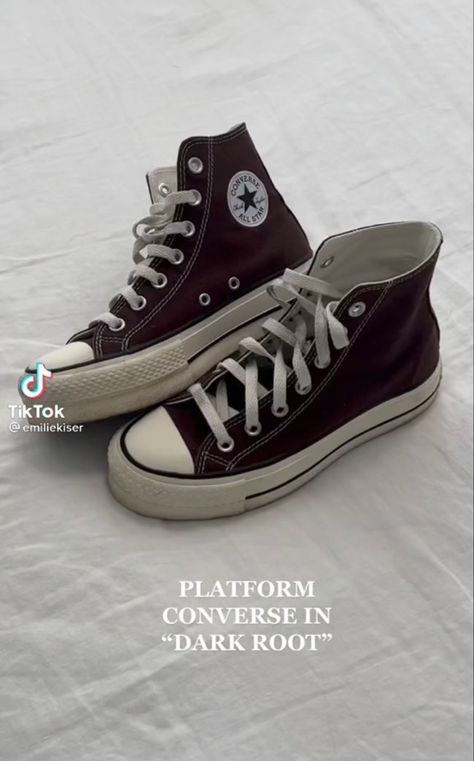 Converse Platform, Platform Converse, Dark Roots, Converse All Star, Converse Sneaker, All Star, Converse, Stars, Sneakers