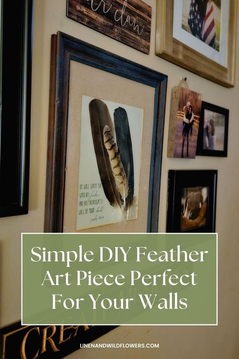 Feather Art Projects, Feather Crafts Diy, Diy Feather, Feather Wall Decor, Nature Room, Diy Gallery Wall, Unique Gallery Wall, Colorful Paintings Acrylic, Feather Wall Art