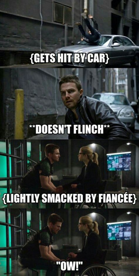 😂😂 They so cutteee!! #Olicity Arrow Funny, Arrow Memes, Rip Hunter, Flash Funny, Superhero Shows, Arrow (tv Show), Superhero Memes, Dc Tv Shows, Team Arrow