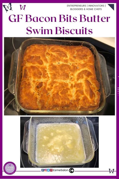 Gluten-Free Bacon Bits Butter Swim Biscuits Gluten Free Butter Swim Biscuits, Biscuits Buttermilk, Bacon Biscuits, Butter Swim Biscuits, Butter Turkey, Swim Biscuits, Homemade Gluten Free Bread, Bacon Butter, Frozen Biscuits