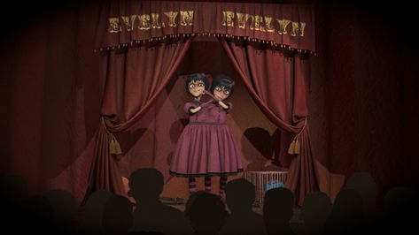 - Evelyn Evelyn - by Hadrien59 Evelyn Evelyn Twins Art, Evelyn Evelyn Twins, Evelyn Evelyn, Circus Freaks, Dresden Dolls, Sally Face, Marvelous Designer, Halloween Vibes, Cartoon Movies