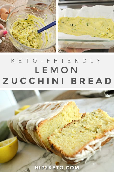 Our Lips Are Sealed, Lemon Zucchini Bread, Keto Zucchini, Lemon Zucchini, Keto Diet List, Postre Keto, Diet Breakfast Recipes, Zucchini Bread Recipes, Recetas Keto