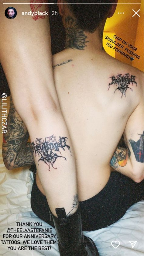 Juliet Simms Tattoos, Anniversary Tattoo Ideas, Anniversary Tattoo, Andy Biersak, Juliet Simms, Skin Drawing, Brides With Tattoos, Creative Dates, Romantic Rings