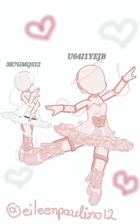 Hope you enjoy using it.I also take request on what i should make, so feel free to ask!!^^ Gacha Custom Poses Couple, Ballerina Poses, Gacha Codes, Gacha Base Poses Cute, Gacha Designs, Chibi Body, Life Code, Life Styles, Body Base Drawing