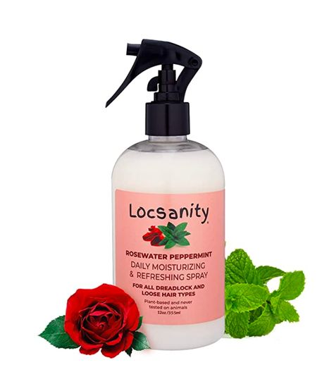 Spray For Locs, Loc Hair Care, Loc Products, Peppermint Hair, Rose Water Spray, Hair Must Haves, Prevent Dandruff, Scalp Moisturizer, Target Shopping