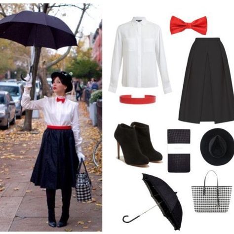 33 DIY Halloween costumes for women 2018 Mary Poppins Kostüm, Mary Poppins Halloween, Mary Poppins Costume, Meme Costume, Diy Halloween Costume Ideas, Diy Halloween Costumes For Women, Book Week Costume, Ryan Seacrest, Last Minute Costumes