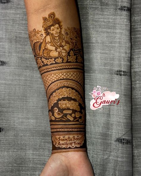 Baby Shower Mehendi for Sweet Mom To Be @snehalnalge18 ❤️🧿😍👩‍🍼 #gaurisartisticheena #babyshower #babyshowermehendi #babykrishna #babyradha #momtobe #dadtobe Mehndi Design Pictures, Baby Krishna, Mehndi Art Designs, Mehndi Designs Book, Mom To Be, Mehndi Art, Mehndi Design, Picture Design, Mehndi Designs