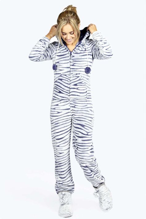 Amber Luxe Fleece Zebra Onesie alternative image Zebra Onesie, Adult Onesie Pajamas, Cosy Outfit, Onesie Pajamas, Footie Pajama, Fashion Trends Winter, Cozy Outfit, Lingerie Collection, Maternity Fashion