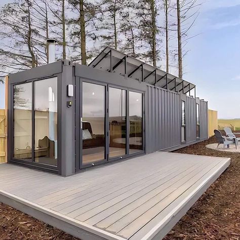 Prefab Homes Affordable, 40ft Container House, Shipping Container Studio, Prefab Tiny House Kit, Outdoor Restrooms, Container Gym, Container Living, Camp Ground, Sea Container Homes