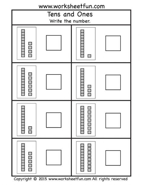 Tens And Ones Worksheet, Holiday Math Worksheets, Math Division Worksheets, Christmas Math Worksheets, First Grade Math Worksheets, Reading Comprehension Lessons, Math Centers Kindergarten, Math Journal, Worksheets Kindergarten